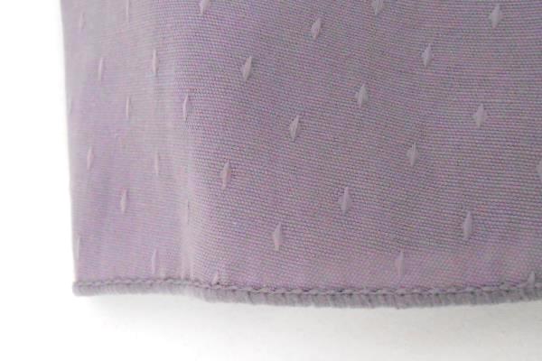 Frosted Lilac Purple Glass Vase and Round Tablecloth Set Home Table Decor
