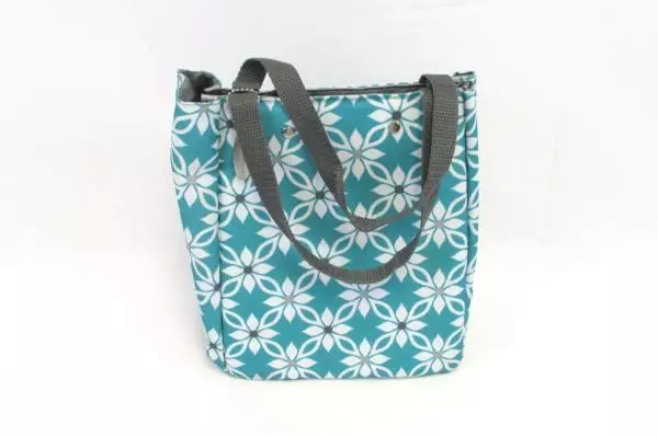 Set of 3 Canvas Lunch Bag Portable Insulated Lunch Thermal Food Picnic Lunch Bag