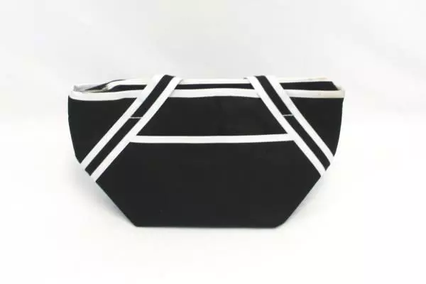 Set of 3 Canvas Lunch Bag Portable Insulated Lunch Thermal Food Picnic Lunch Bag