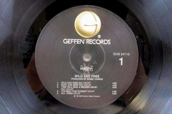 Dazz Band LP 33 RPM "Wild And Free" Geffen Records 1986 Disco