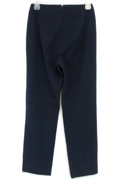 CASLON Women's Navy Blue High Waist Trouser Slack Pants Size 0