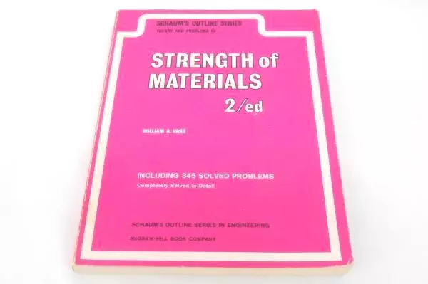 Lot Of 4 VTG Books Engineering Mechanics-Network Analysis-Strength of Materials+