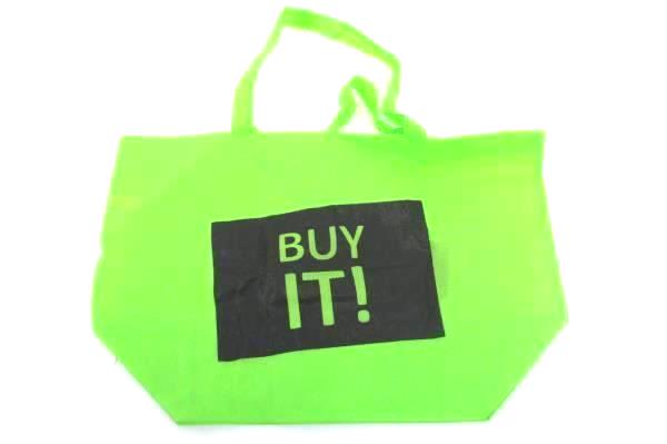 Lot of 3 Quote Reusable Shopper Tote Bags Think It Buy It Better Not Humor