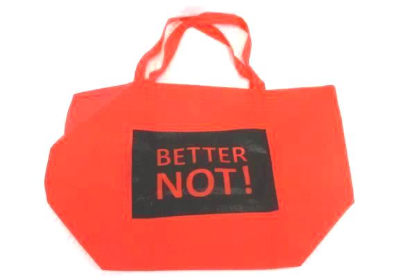 Lot of 3 Quote Reusable Shopper Tote Bags Think It Buy It Better Not Humor