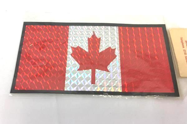 Canada IMC 'Mr. Interstate Sunshine" Canada Leaf Flag Sticker Reflective Prism