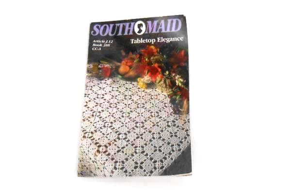 Craft Project Lot 2 Rolls Crochet Thread Partially Complete Doily Pattern Book