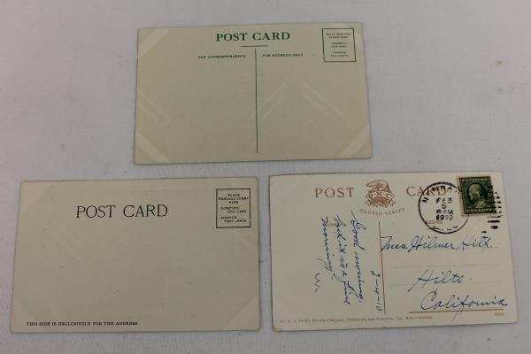 3 Vtg Oregon Coast Postcards Tillamook Light House, Newport Surf, Heceta Head