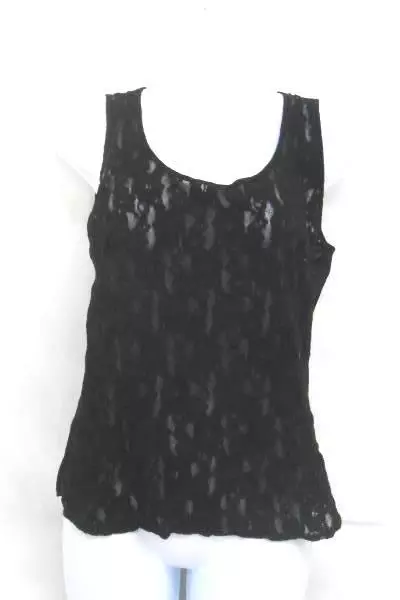 2 Tops Studio Y Teal 1 Shoulder Ruched Black Forever 21 Lace Tank Women's M
