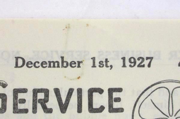 Assorted VTG Business Reports from Clover Business Service December 1927