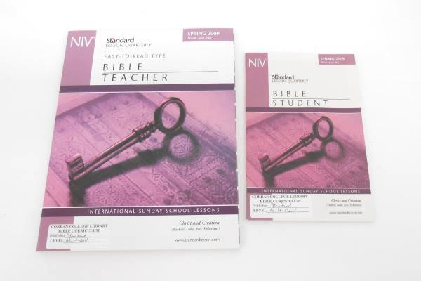 Standard Publishing Bible Teacher NIV Christ and Creation School Curriculum