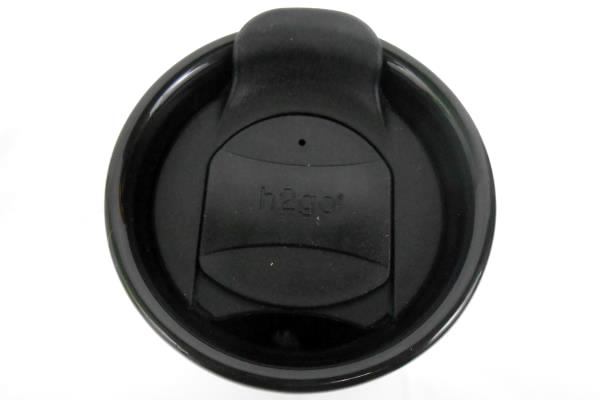 H2Go Black MStar Church Travel Mug Black Textured