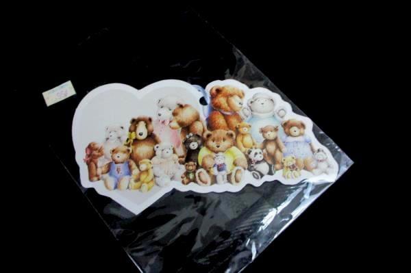 Lot of 19 Heartprint Angel Bear Heart Baby Gift Tags Shower Present NEW