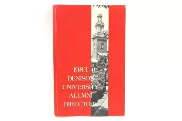 Vintage 1983 Denison University Alumni Directory