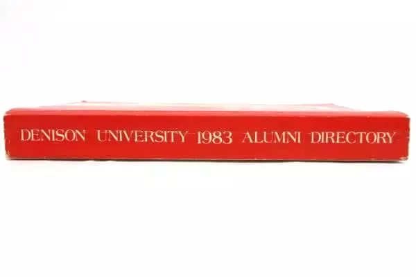 Vintage 1983 Denison University Alumni Directory