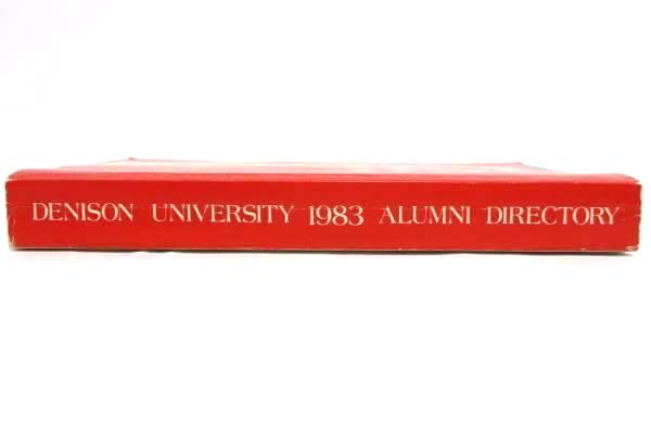 Vintage 1983 Denison University Alumni Directory