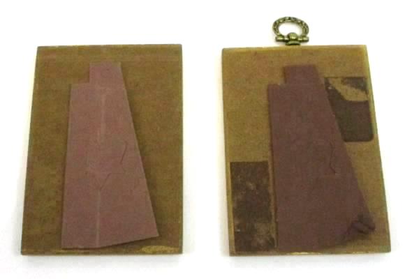 Lot of 2 Vintage Retro Small Wall Hang ~ His Love Surrounds Us
