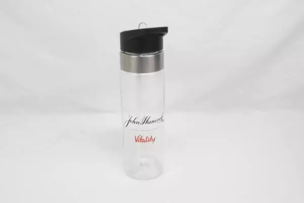 Lot of 2 To Go Plastic Water Bottles Travel Drinks John Hancock Outdoor Products