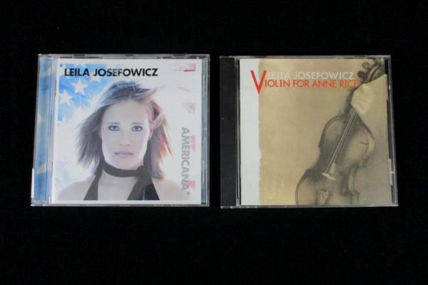 Lot of 2 CDs Albums Violin for Anne Rice Americana Leila Josefowicz