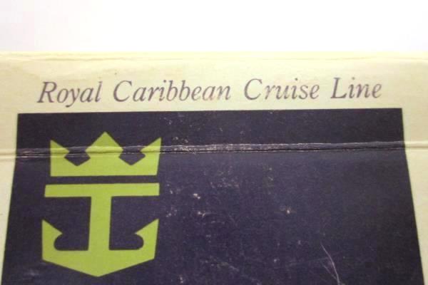 Lot of 2 Vintage Royal Caribbean Cruise Line Playing Cards Red and Blue Decks