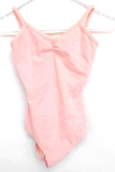 Ballet Outfit Pink Sleeveless Eurotard Body Suit Black Fitness Tie Leg Legging S