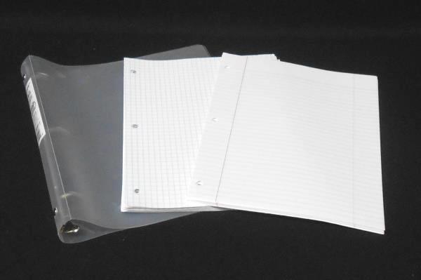 Lot School Desk Supplies Binder Organizer TI Calculator Dividers Paper Graph
