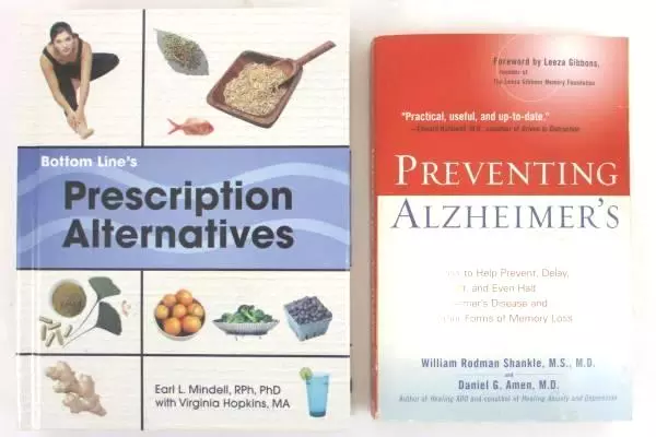 Lot of 4 Health Books Prescription Alternatives Osteoporosis Alzheimer's Tips