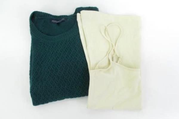 Women's 2pc Lot Jones New York Knit Sweater & 14th Union Cami Tank Sz M