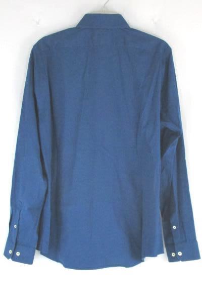 1MX Express Limited Edition Men's Blue Long Sleeve Fitted Button Up Shirt Size L