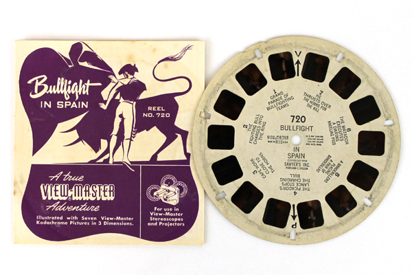 Lot of 2: View-Master Bullfight & Majorque Iles Spain Typeset Reels #720-1731
