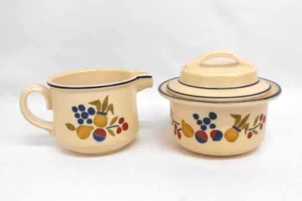 Versatone II By Noritake Dinnerware Creamer Pitcher Lidded Sugar Bowl Abundance