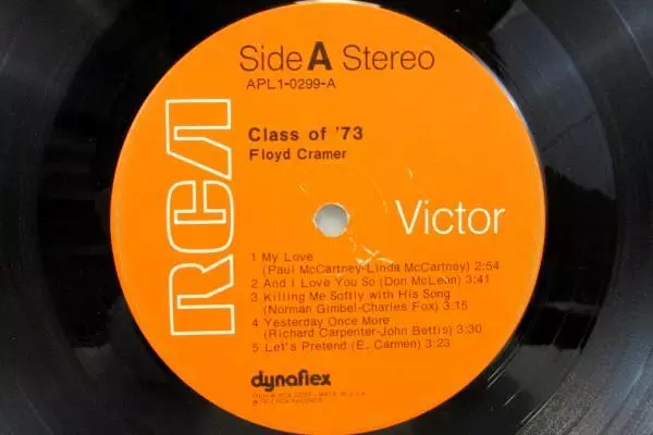 Floyd Cramer Class of '73 Album LP APL1-0299 RCA 1973 Country Vinyl 33 RPM