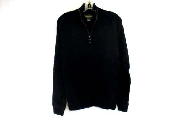 Lot of 2 Men Size Small Top And Sweater Eddie Bauer Sonoma Pullover Button Down