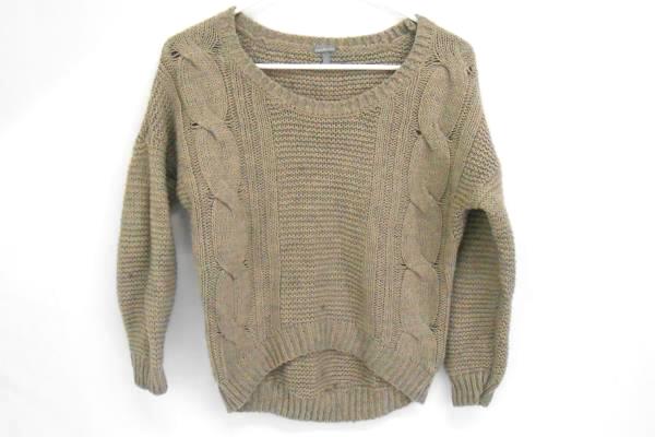 Lot of 2 Women's Cable Knit Thick Warm Sweaters Shrug Charlotte Russe Mossimo XS