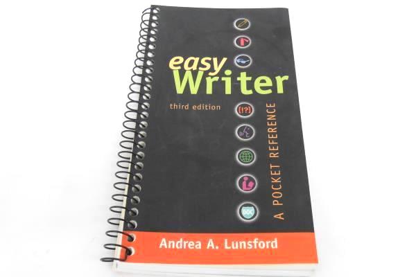 2 EasyWriter 3rd Ed. by Andrea A. Lunsford 2006 Spiral Bound