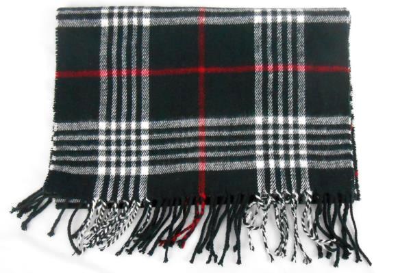 3 Piece Accessory Winter Fall Lot Scarf Hat Gloves Red Black Plaid Chase Dreams