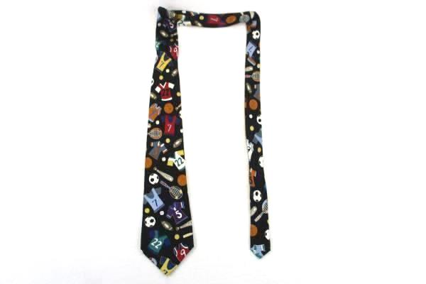 Save Children Originals 100% Silk "Play Ball" by Brandon Age 10 Men's Neck Tie