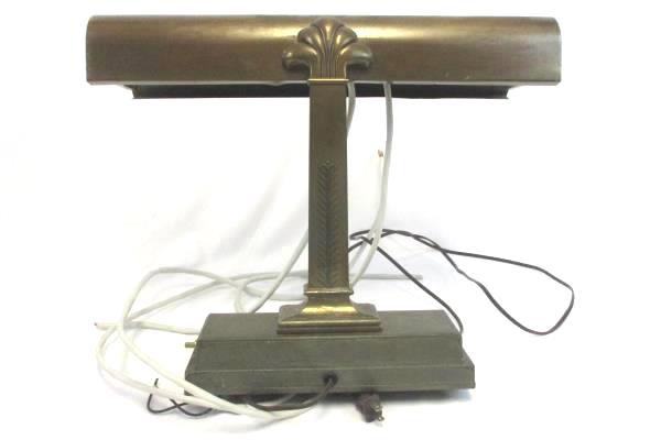 Art Deco Desk Table Lamp Globe Vintage Antique Office DIY Project M 50 - B