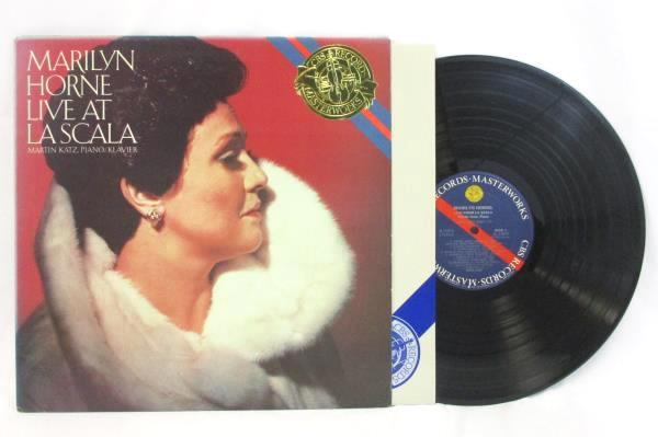 MARILYN HORNE LIVE AT LA SCALA 33 RPM LP VINYL M37819 CBS MASTERWORKS