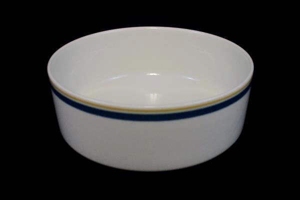 Set of 6 Villeroy & Boch Carrousel Blue Gold Bands Fruit Dessert Sauce Bowl