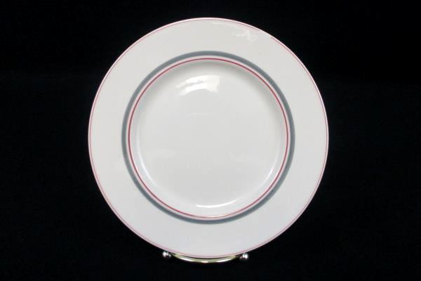 Villeroy & Boch Carrousel Grey Maroon Bands Bread & Butter Plate Porcelaine