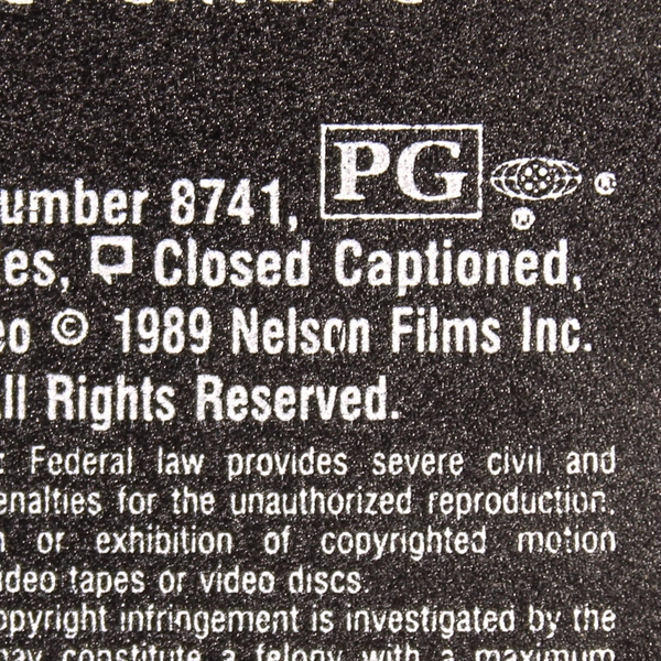 Bill & Ted's Excellent Adventure VHS Tape, 1989 