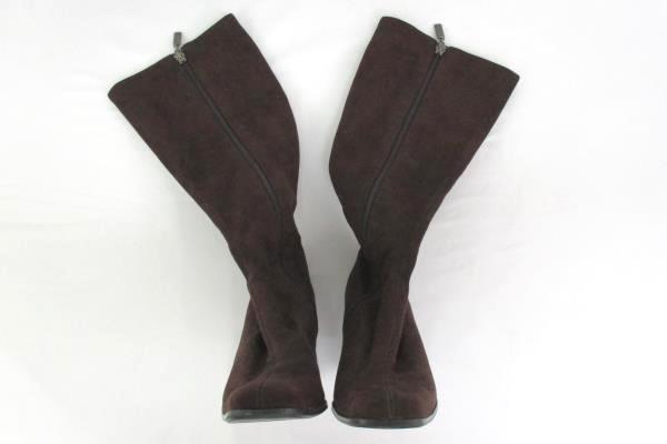 Candie's Brown Micro Suede Knee High Riding Style Boots Women's 7.5M