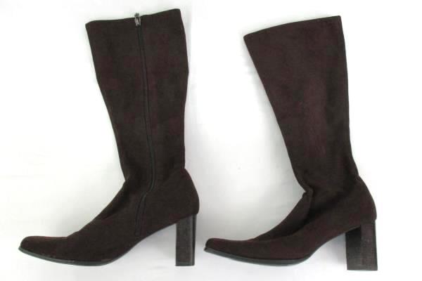 Candie's Brown Micro Suede Knee High Riding Style Boots Women's 7.5M