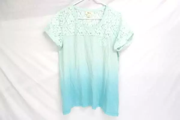3 T-Shirt Tops Women's Bordeaux Dolman Hollister Striped Style & Co Lace Ombre M