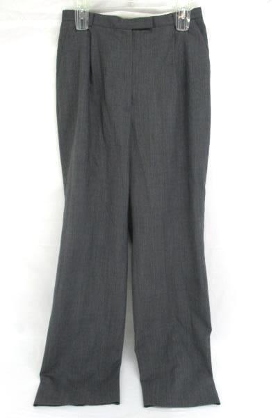 Lot of 2 Women's Career Blouse Slacks Set Caslon Casual Corner Sz 10 Gray Cream