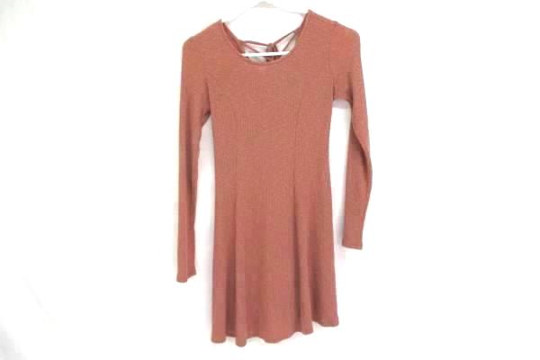 2 Mini Dresses Charming Charlie Sheer Sleeve Lace Forever 21 Tie Back Women's M