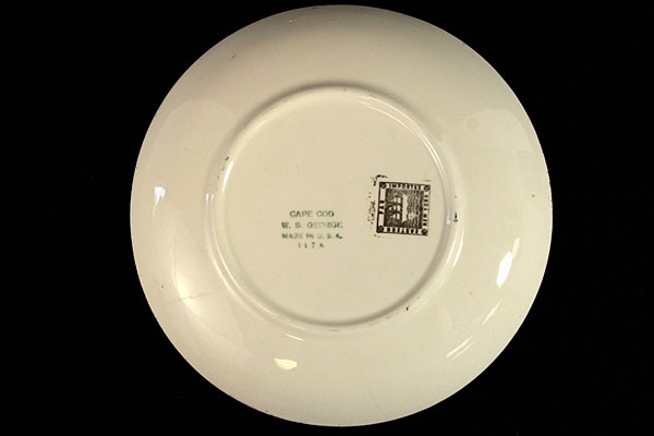 Vintage Eastern Far Importex W.S. George Cape Code Cup And Saucer Set