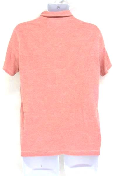 Gap Vintage Brand Polo Shirt Space Dye Red Short Sleeve Button Down Collar Men M