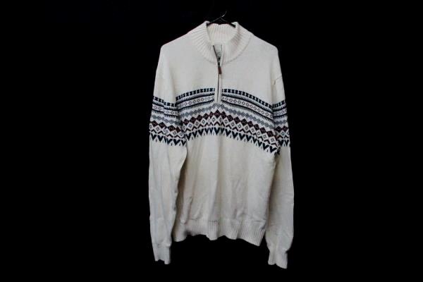 St. John's Bay Men's 1/4 Zip Collar Thick Winter Sweater Size XL