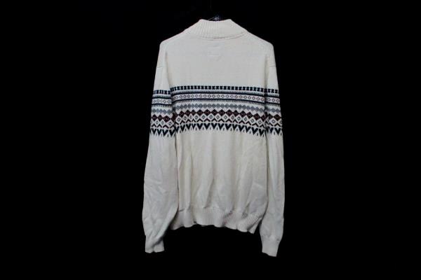 St. John's Bay Men's 1/4 Zip Collar Thick Winter Sweater Size XL